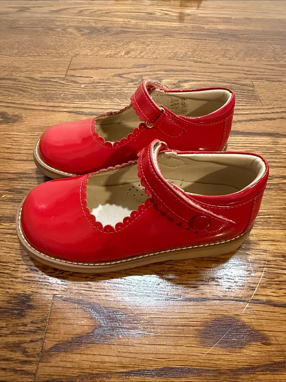 Elephantito Red Patent Mary Jane Dress Shoes